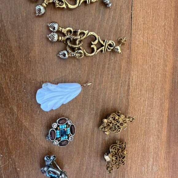 Collection of earrings and pendants - Picture 4 of 4